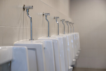 Urinals raw in male toiler