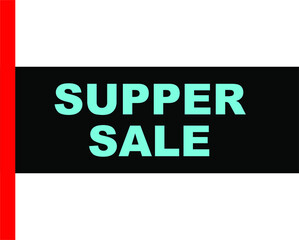 BLACK BACTOR BANNER SuPPER SALE
