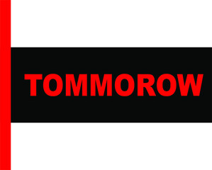 BLACK BACTOR BANNER TOMMOROW