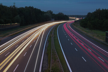 Autostrada nocą © Beniamin