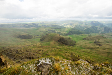 Naklejka premium Panoramic view of the Bermamyt Plateau