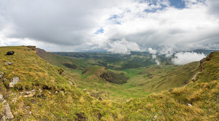 Panoramic view of the Bermamyt Plateau