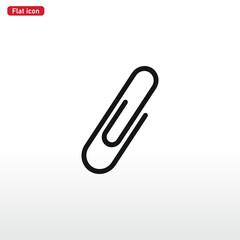Obraz premium Paper Clip icon vector . Paperclip sign