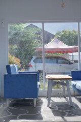 table and chairs on terrace