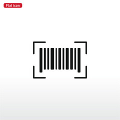 Bar Code icon vector . Barcode sign