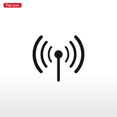 Signal icon vector . Wireless sign