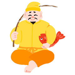 七福神　恵比寿天