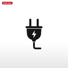 Plug icon vector . Electric Plug