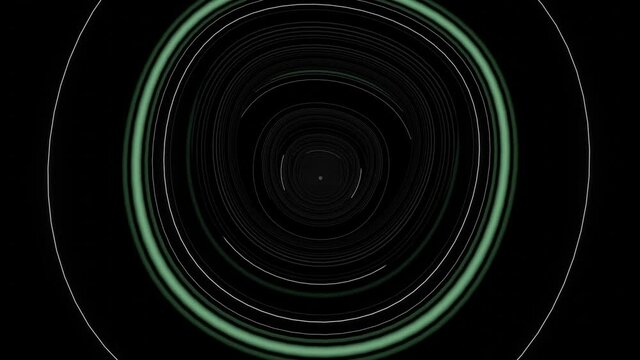 Abstract wormhole effect looping video overlay ease in and out