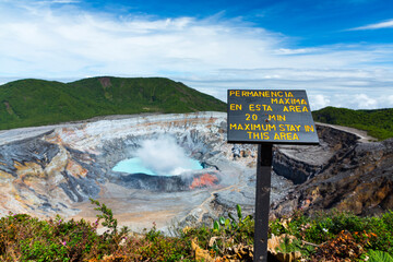 Po&aacute;s Volcano National Park, Alajuela Region, Costa Rica, Central America, America