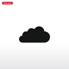 Cloud icon vector . Weather sign