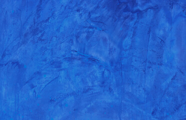 Beautiful Abstract Grunge Decorative Navy Blue Dark Stucco Wall Background. Art Rough Stylized Texture Banner With Space For Text