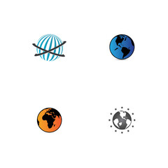 World Logo Template illustration