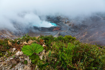 Fototapeta premium Poás Volcano National Park, Alajuela Region, Costa Rica, Central America, America