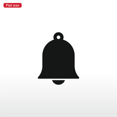 Notification icon vector . Bell sign