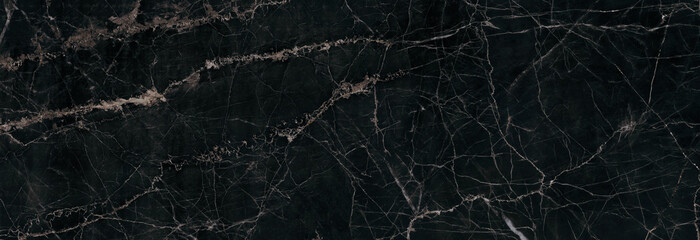 Blue marble texture background with white veins, Black marble natural pattern for background,...