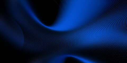 Neon smooth wave digital abstract background