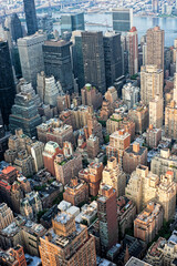 New York, his building and city scape