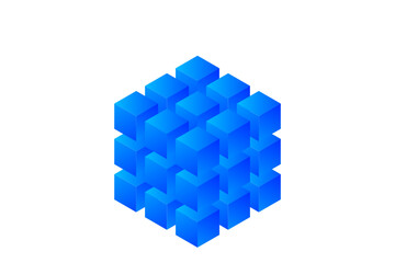 Obraz premium Big data storage and cloud computing technology, machine learning, artificial intelligence concept. Data center room with abstract data servers