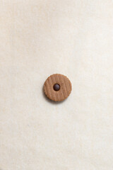 Fototapeta na wymiar Single Chocolate Cookie Biscuit Background
