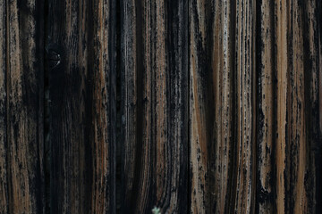 dark wood texture background design. old wooden boards of dark color.
