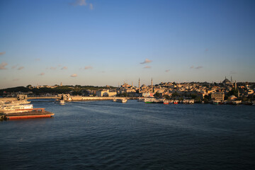 Fototapeta premium Istanbul Bosphorus and city view.