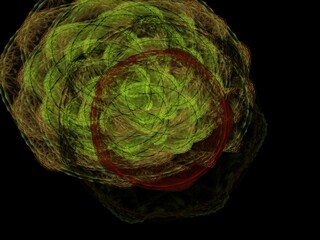 Imaginatory fractal background Image