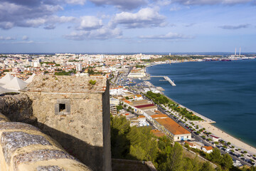 The Fort of Sao Filipe  in Setubal, Portugal