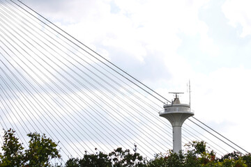The Yavuz Sultan Selim Bridge is a bridge for rail and motor vehicle transit over the Bosphorus. 