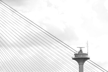 The Yavuz Sultan Selim Bridge is a bridge for rail and motor vehicle transit over the Bosphorus. 