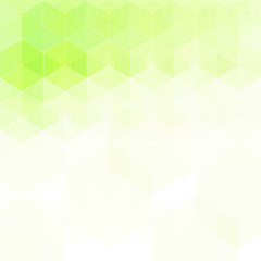 Green hexagon background. Abstract vector geometric background. eps 10