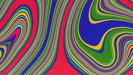 Texture of the embossed surface, colored stripes