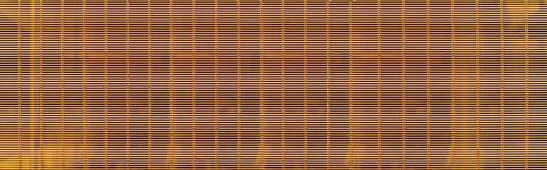 Panorama of Brown bamboo window curtain texture and seamless background