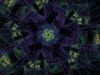 Imaginatory fractal background Image