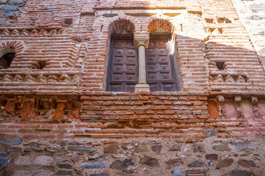 Mudejar House, Caceres, Spain. Building from the 14th century