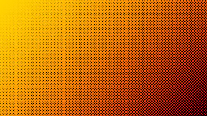 Gradient halftone. Cover for comics. Abstract gradient background of black dots. Vector illustration.