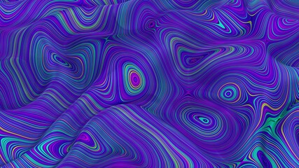 Texture of the embossed surface, colored stripes