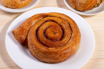 freshly baked cinnamon rolls