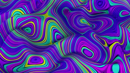 Texture of the embossed surface, colored stripes