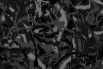 Black spray paint ink texture. Graffiti painting on the wall. Street art and vandalism. Digitally airbrushed paper background.