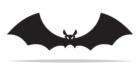 Flying bat vector isolated illustration