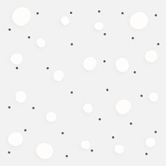 black and white beautiful polka dots background design