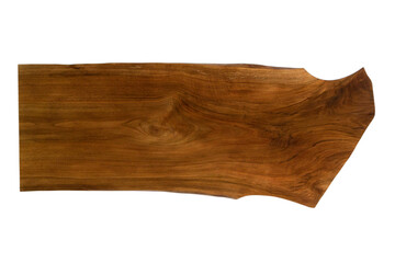 Exclusive natural wood worktop, empty of wood table top.