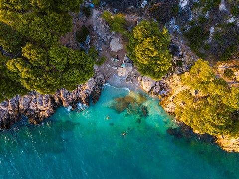 Secluded beach