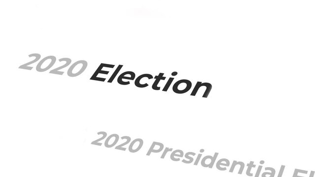 Vote 2020 in USA. Usa debate of president voting. Political election campaign. Concept for election vote theme background. Presidential Election. 2020 United States of America Presidential Election.