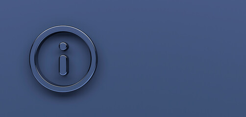 Fototapeta premium business contact icon symbol for internet as template - 3D Illustration