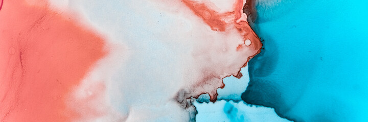 Marble Abstract Art. Nautical Illustration. Blue 