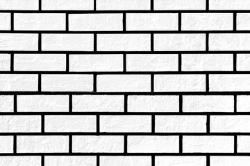 white brick wall, fragment of a building