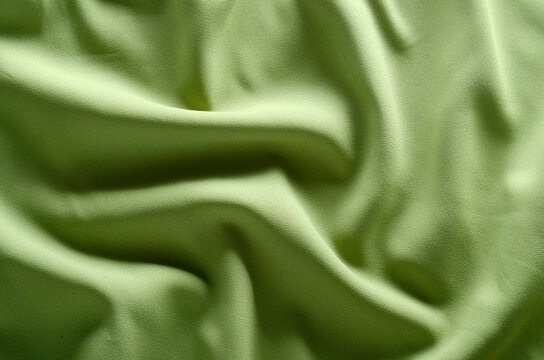 Green Silk Fabric   