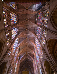 Santa María de León Cathedral, Leon city, Leon province, Castilla y Leon, Spain, Europe